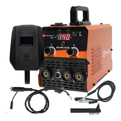 Soldadora Inversor Múnich Mig-160 Naranja 60hz Frecuencia 50 60 Hz | Envío gratis