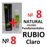 Kit Loreal Tintura Inoa Num.8 Sin Amoniaco 60 G + Revel 60 G