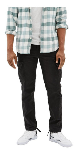 Pantalones Slim Flex Cargo Con Look Usado American Eagle