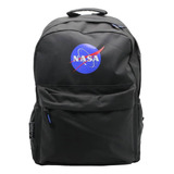 Mochila Nasa Espalda 16 Diseño Clasico Color Negro Liso