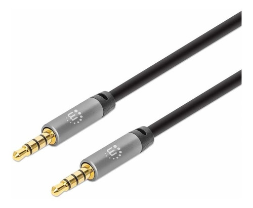 Cable Auxiliar 5 Mts Audio Estéreo 3.5 Mm Manhattan 356015