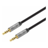 Cable Auxiliar Manhattan 356015 De Audio 3.5mm, 5m, Oro