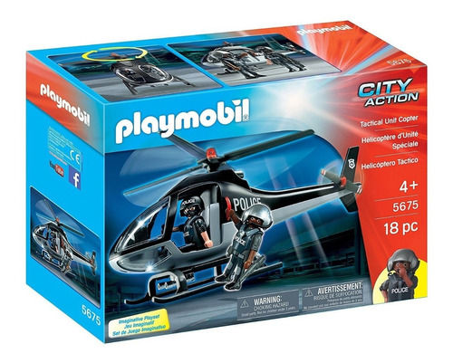 Playmobil 5675 Tactical Unit Copter !!