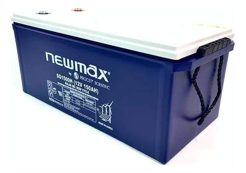 Batería De Gel 12v, 100ah, Ciclo Profundo, Newmax