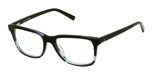 Lente Óptico Calvin Klein Ck5767 Flat Wayfarer Havana Blue M