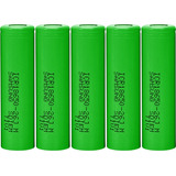 Kit 5 Baterias Recarregáveis 3.7v Li-ion Lithium 2000mah