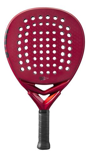 Pala De Pádel Raqueta Paddle Wilson Bela Pro V2 370g Color Rojo