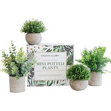 Florero Decorativo Plantas Artificiales Greencallow Para Dec