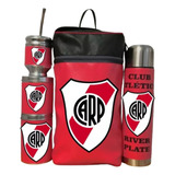 Set/equipo/kit Matero Completo Club River Plate,  Ecocuero. 