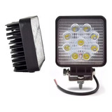 Luz Farol Foco Faenero Neblinero 9 Led 27w Camion Jeep 4x4