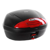 Baú Givi Monolock Simply 45 Litros E450n - Lente Vermelha