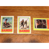 Lote De 3 Trading Cards - Rambo Año 1985  - Importadas