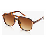 Lentes De Sol Feisedy Aviador Cuadradas Vintage 70'