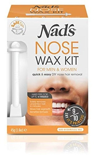 Nads Nose Wax Kit Para Hombres Y Mujeres - Kit De Depilacin