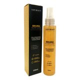 Bruma Fixadora Maquiagem Glow Ouro Lady Beauty 130 Ml Tom Do Primer Dourado