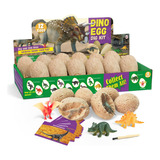 Dino Eggs Arqueología Y Con Tallo 12 Dinosaurios Niños Jugue