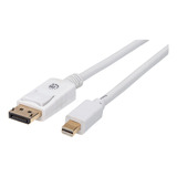 Cable Video Manhattan 324748 Mini Displayport - Dp 2m Blanco