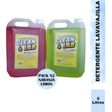 2 Detergentes Lavavajillas Biodeg X 5 Lt Limon + Naranja