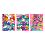 Cuaderno Universitario Rhein 7mm 100 Hjs Minnie Mouse Pack 5