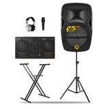 Kit Dj Controlador Pioneer Ddj-flx4 Soporte Bafle Auricular