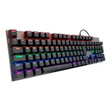 Teclado Gamer Mecanico Nysus Outemu Red Abnt2 Tc608 Cor De Teclado Preto Idioma Português Brasil