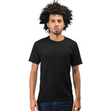 Camiseta Masculina Slim Fit Básica Algodão Premium 30.1 Top