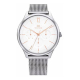 Reloj Tommy Hilfiger Para Mujer 1782456 Acero Plateado Ss Color Del Fondo Blanco