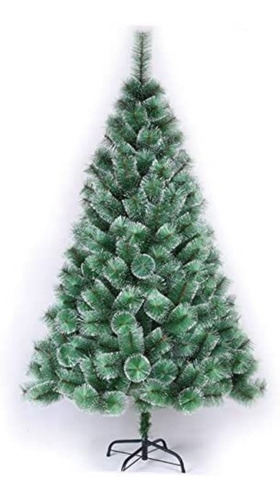 Árbol Navidad Artificial 210cm Soporte Metálico Verde/nevado