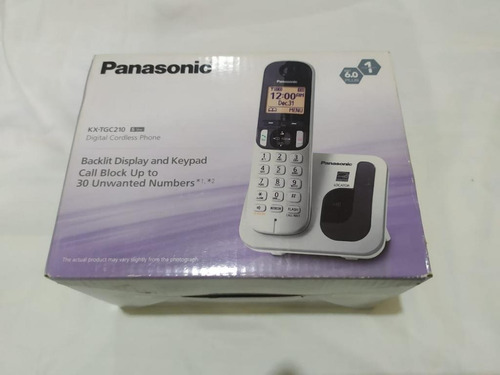 Teléfono Inalámbrico Panasonic Kx-tgc210 Plateado
