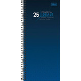 Agenda Espiral Diária 11,9 X 27,5 Cm Comercial Ideale 2025