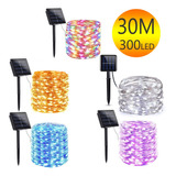 Led Luz De Hadas 30m Solar Cadena De Luz De Navidad Decoraci