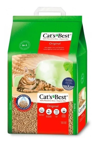 Arena Para Gato Biodegradable Cats Best 8.6 Kg
