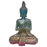 Buda Hindu Miniatura Orando  Meditando Chakras Resina