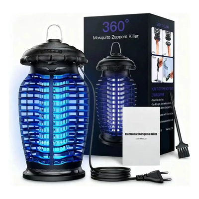 Lámpara Mata Mosquitos Eléctrica con Luz LED para Jardín y Patio | Envío gratis