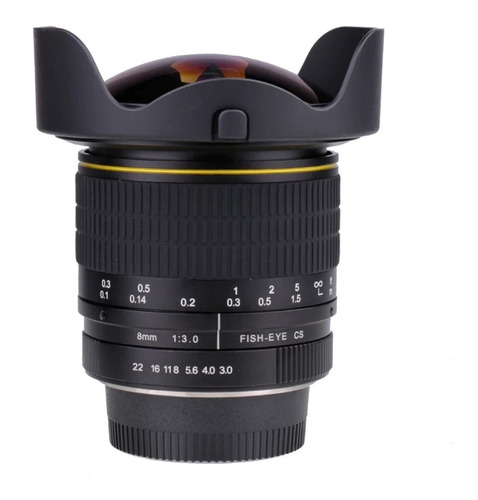 Gran Angular 8mm F3.0 Para Nikon D5100 D5200 D300 D5500 5600