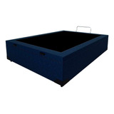 Base Para Cama Box Casal Guldi Com Baú Linho (47x138x188 ...