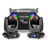 Case 2 Cabezas Móviles 7r Pro Frost/gobos/rainbow - Steelpro