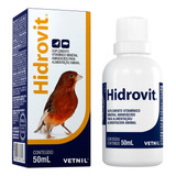 Hidrovit 50ml Vitamina P/ Pássaros - Vetnil