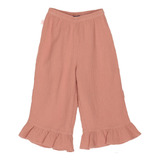 Pantalón Niña Amplio Rosado Hush Puppies