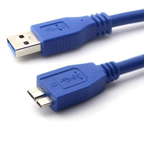 Cable Datos Para Disco Externo Usb A Micro Hdd 3.0 Bkt 30cm