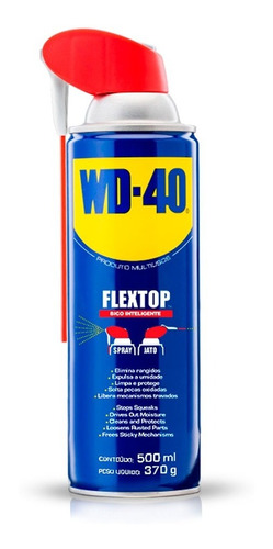 Spray Wd40 Multiusos Desengripa Lubrifica 500ml Flextop