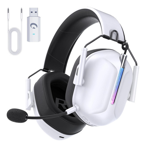 Wireless Gaming Headset For Ps5, Ps4, Pc, 2.4ghz Usb Gami...