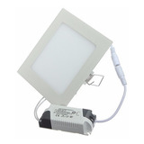 Foco Panel Led 18w Embutido Frio Cuadrado