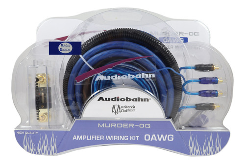 Kit De Instalacion Cal. 0 Audiobahn Murder-0g C/ Accesorios