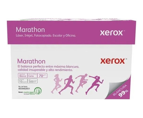 Papel Xerox Bond Marathon 70gr Carta 99% Blancura 5000 Hjs !