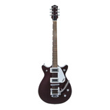 Guitarra Eléctrica Gretsch Electromatic G5232t Jet De Caoba Dark Cherry Metallic Brillante Con Diapasón De Laurel