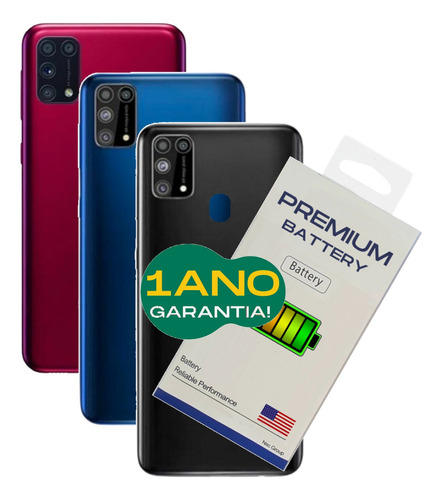 Tampa Para Galaxy M31 M315f Capa Fundo + Com Lente + Battria