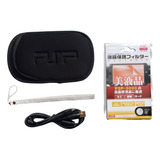 Kit Accesorios Compatible Psp: Estuche Protector Cargador 