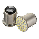 Kit 10 Lâmpadas 24v 1157 22 Led 2 Polos Branca Re Caminhão