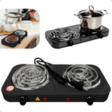 Fogão Cooktop Elétrico Casa Mesa 2 Bocas Fogareiro Portátil